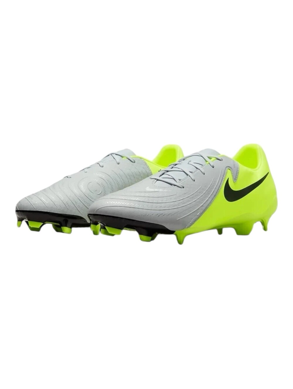 Nike Soccer Cleats Phantom Gx 2 FG/MG Silver Volt Green FD6723-003 Men’s 12, NEW